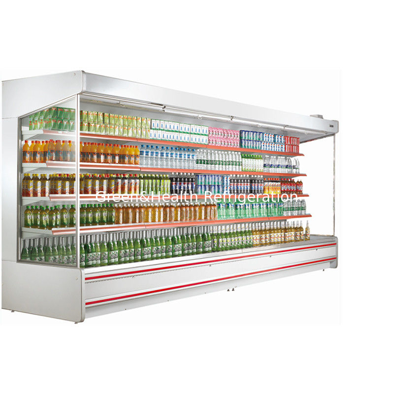 Single - Temperature Style Open Type Half Multideck Cabinet Meat Display Cabinet