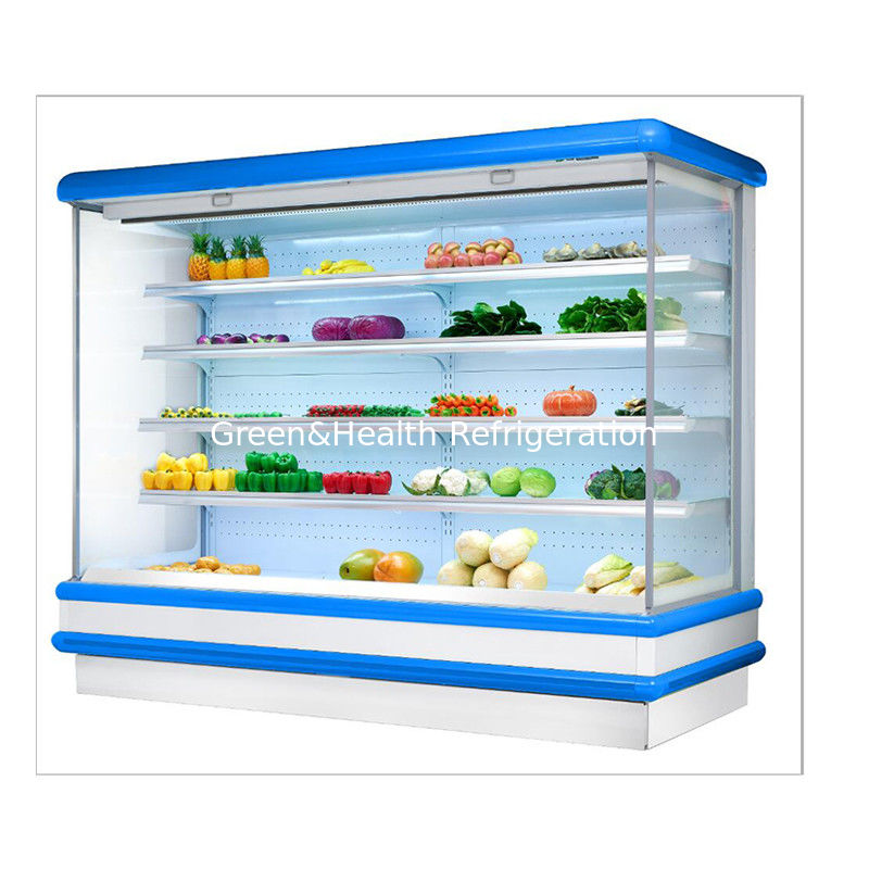 Open Type Integrated Merchandise Chiller For Supermarket Compressor Refrigerant