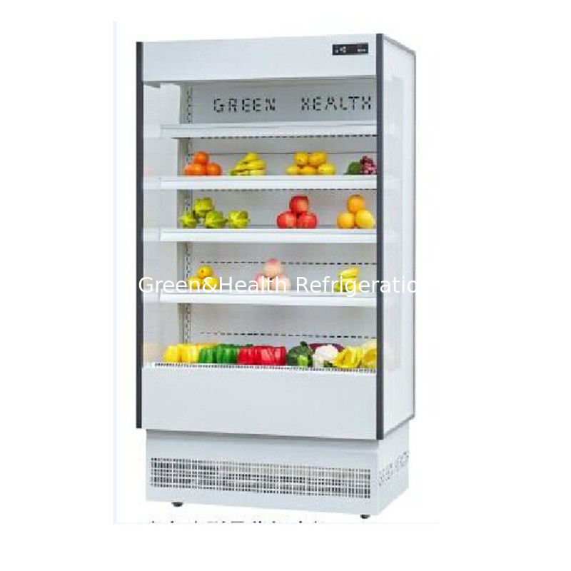 Customized Color Fruit Display Milk Dairy Showcase Supermarket Refrigeration Equipment