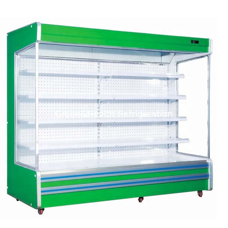Customized Color Fruit Display Milk Dairy Showcase Supermarket Refrigeration Equipment