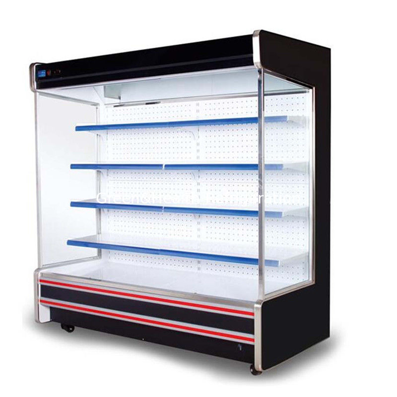 Customized Color Fruit Display Milk Dairy Showcase Supermarket Refrigeration Equipment