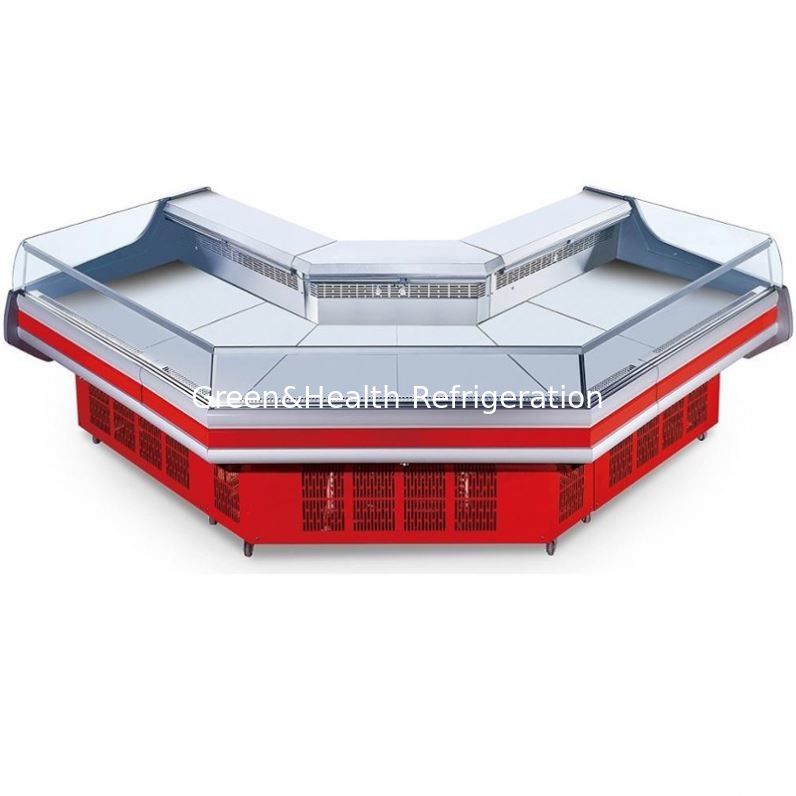 Hypermarket Deli And Fresh Meat Refrigerator Air Duct Structure Temperature 2℃-8℃
