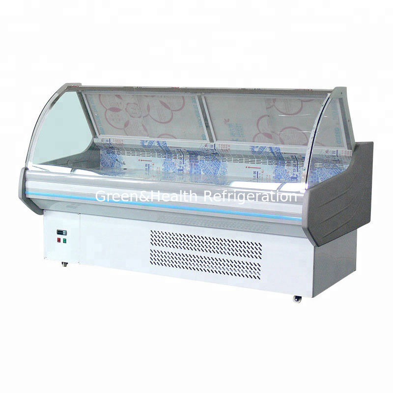 Hypermarket Deli And Fresh Meat Refrigerator Air Duct Structure Temperature 2℃-8℃