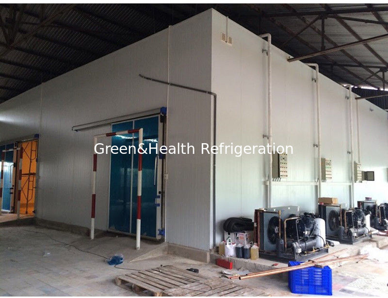 Assemble Pu Panel  Cold Storage Room For Prawn Store Energy Efficiency