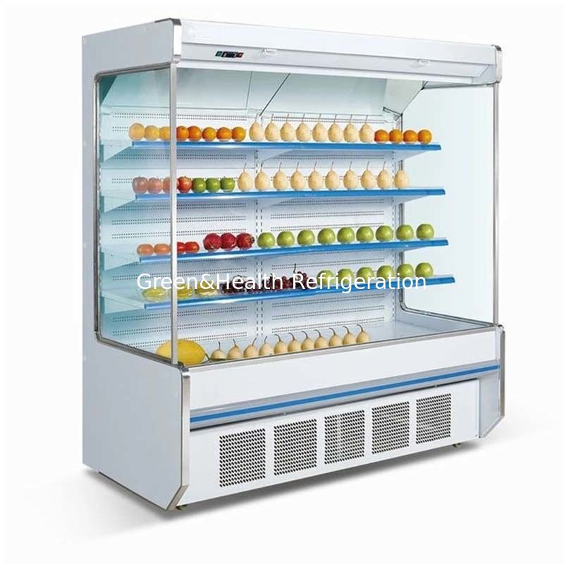 Supermarket Series Refrigerator Beverage Dairy Meat Vegetable Seafood Display Cooler Chiller Showcase Fridge