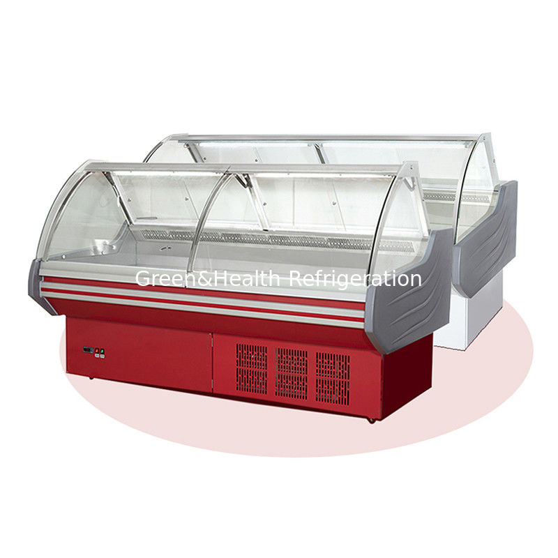 Supermarket Series Refrigerator Beverage Dairy Meat Vegetable Seafood Display Cooler Chiller Showcase Fridge