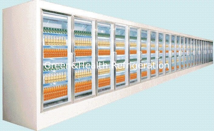 Adjustable Shelves Tight Glass Door Freezer For the Counter Of Showing Items