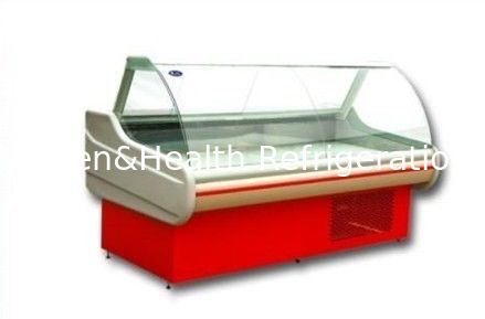 Self Contained Food Deli Display Refrigerator , Meat Display Counter Rear Counter
