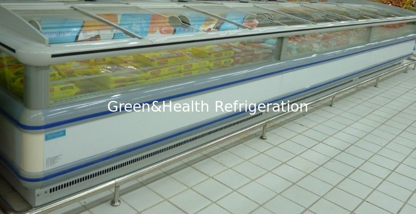 Supermarket Display Eat Chest Freezer Showcase With Self-contained  Compressor 