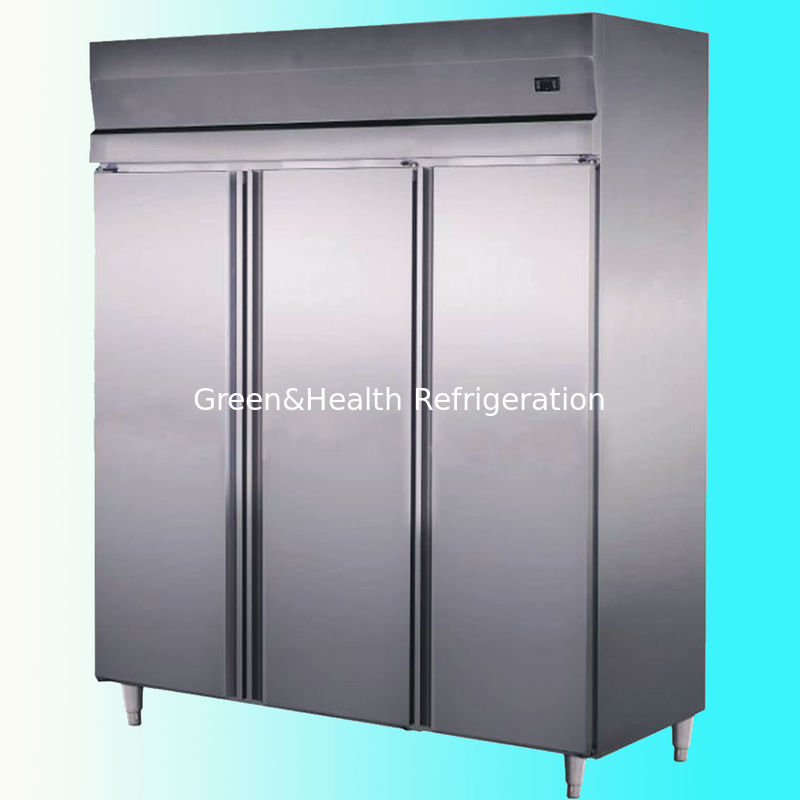 Custom 3 doors Commercial Upright Freezer Energy Efficiency