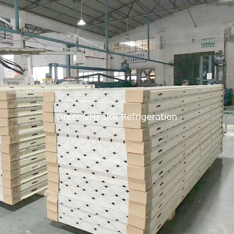 Pu Sandwich Panel For Cold Room Timber Look Refrigeration Panels Camlock Panel PU