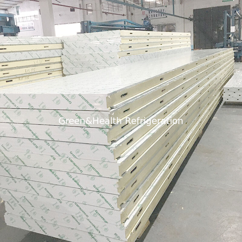 Pu Sandwich Panel For Cold Room Timber Look Refrigeration Panels Camlock Panel PU
