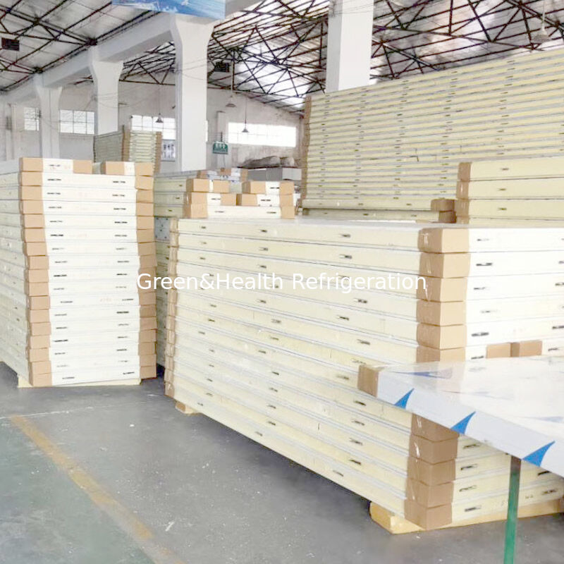 Pu Sandwich Panel For Cold Room Timber Look Refrigeration Panels Camlock Panel PU