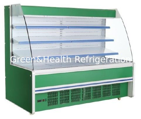 220V Refrigerating Equipment Commercial Plug In Open Display Refrigerator