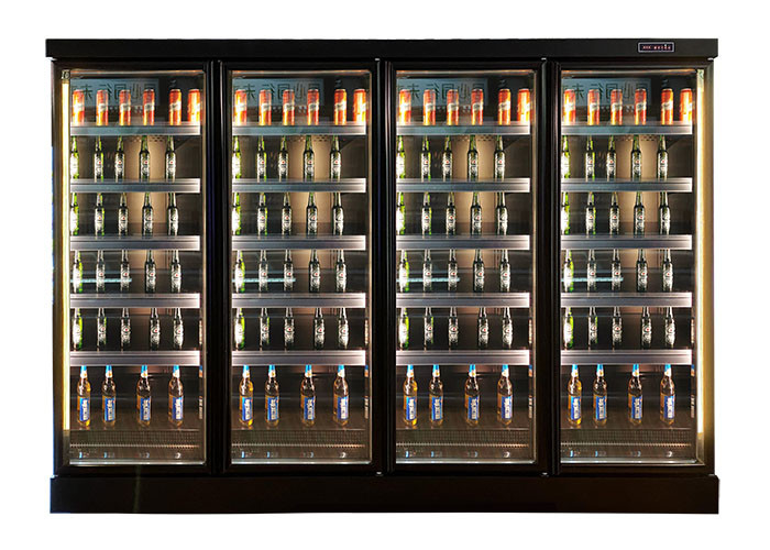 Luxury Multideck Chiller Beer Fridge Liquor Display Cabinet For Bar Pub
