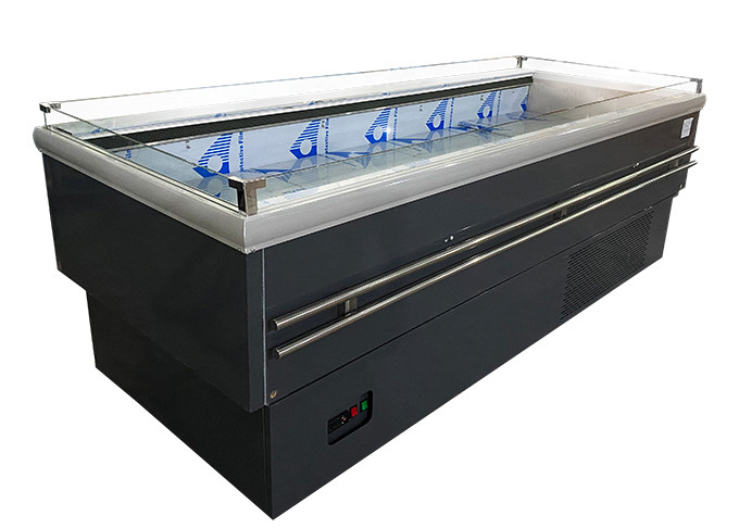 Customization Fruit Display Refrigerator Island Cooler For Promotion