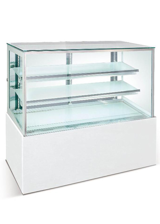 2 Shelves And Adjustable Cake Display Freezer / Refrigerant R404a Baked Goods Display Case