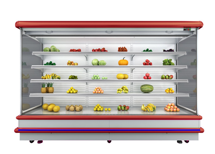 Factory Price Model A Remote System Multi- Deck Open Chiller ...