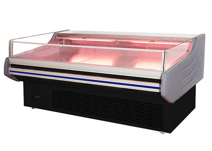 900W Automatic defrosting Fresh Meat Showcase Deep Freezer Refrigerator