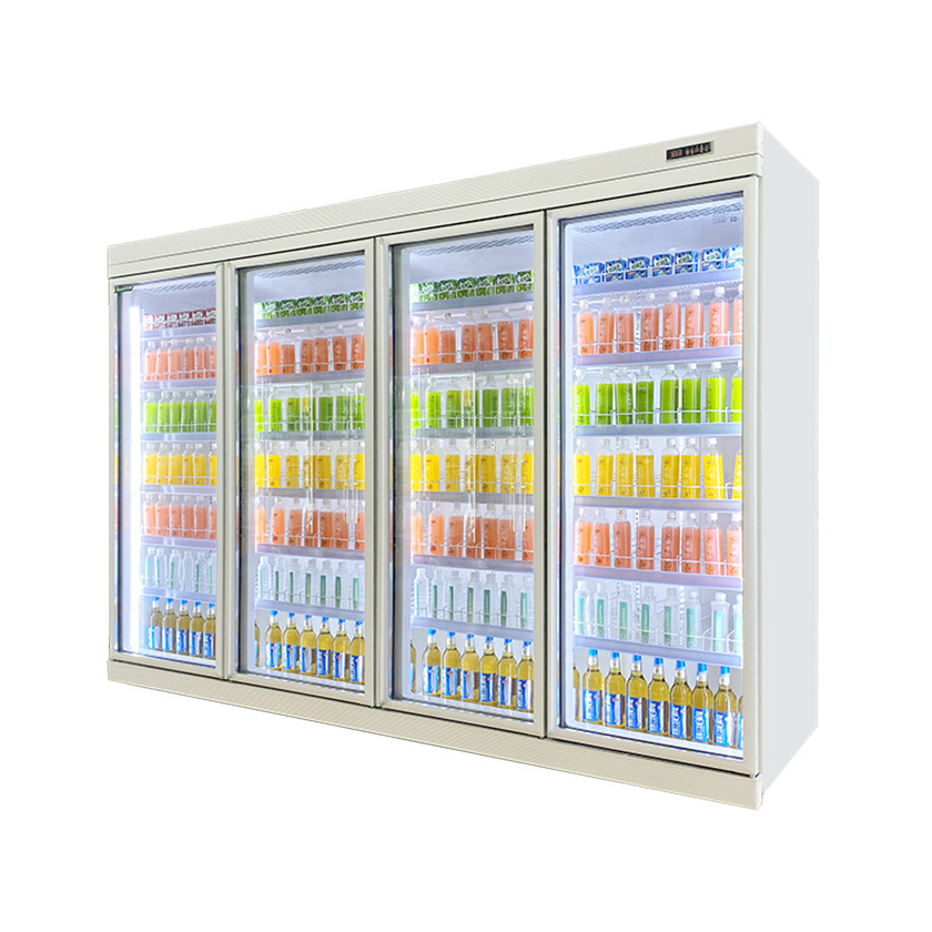 2694L Upright Commercial Display Freezer Beverage Showcase Cooler