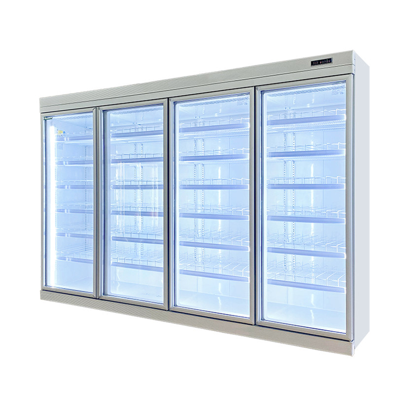 Commercial Frost Free Upright Freezer With 2/3/4/5 Doors Wheels Included