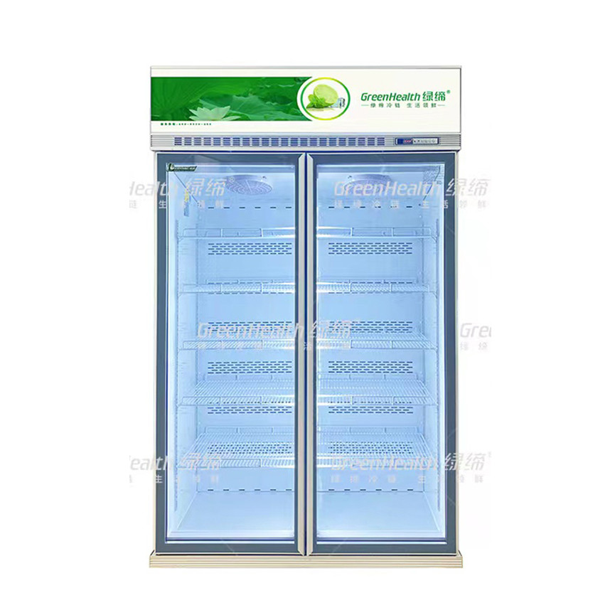 Advanced Customized Supermarket 5 Layers Chiller With Fan Cooling And Cubigel Compressor Unit