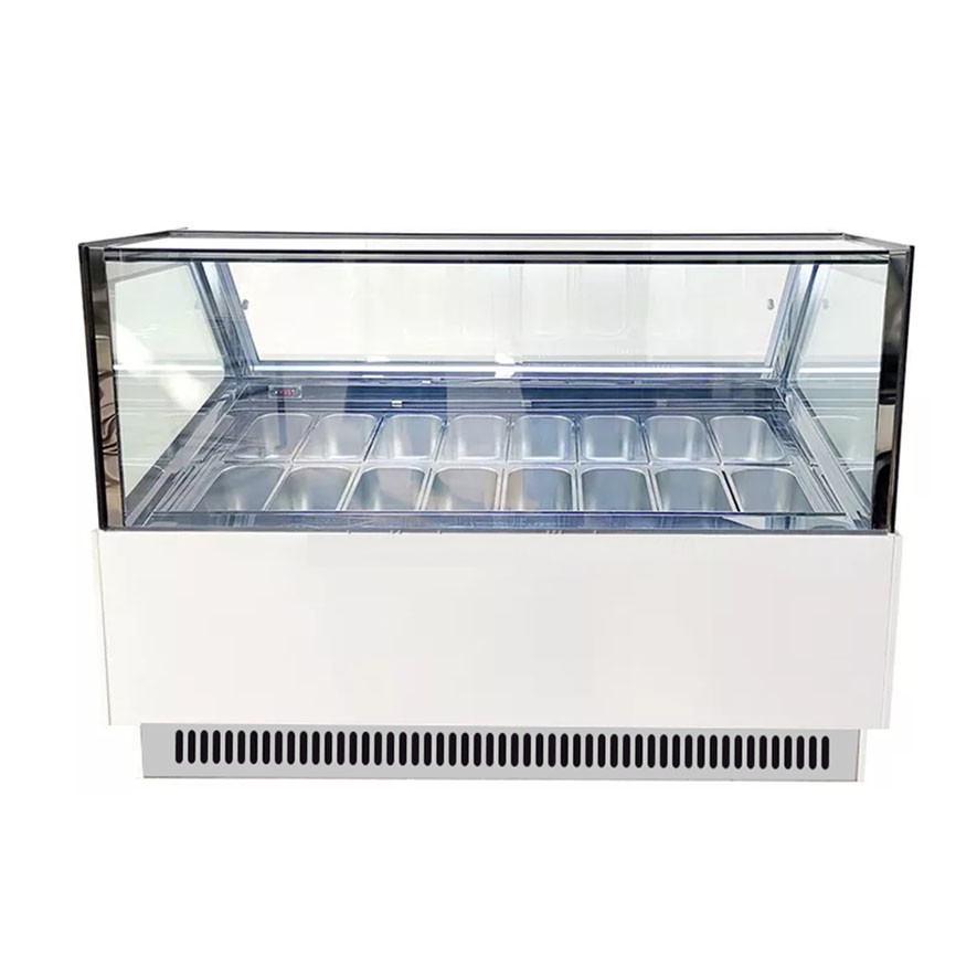 Frost Free Energy Saving Ice Cream Display Freezer For Large Storage Capacity