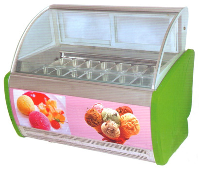 R404a Commercial Ice Cream Display Freezer -22°C / -18°C For Shop