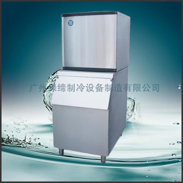 Silver / Black R404a Ice Making Machine With Self Cleaning System