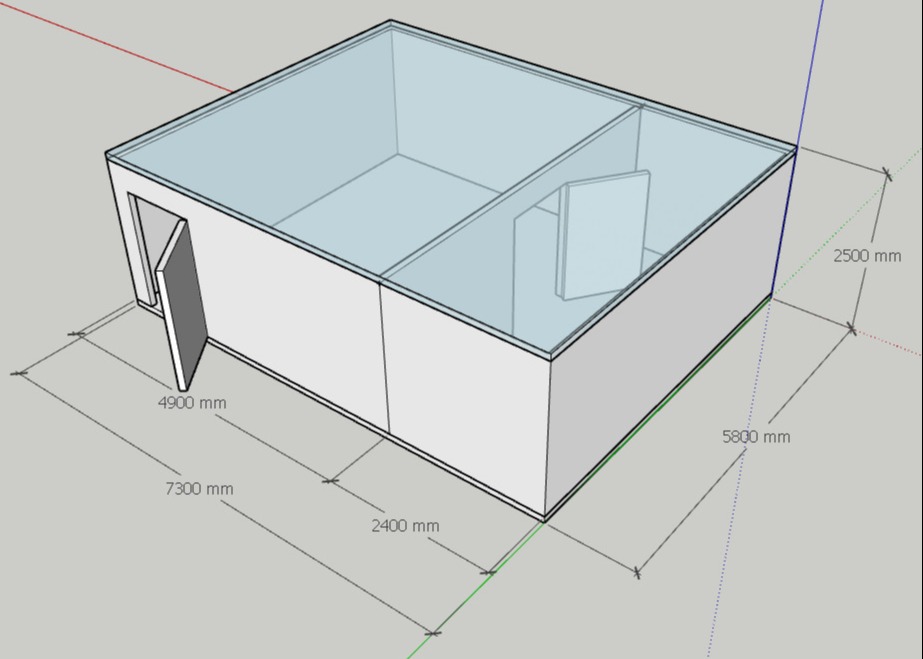 Cold and Freezing Industry Cold Room With Condensing Unit