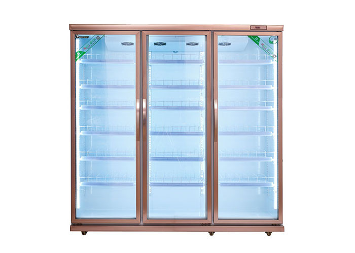 Display Chiller Commercial Beverage Cooler Refrigerator Glass Door Fridge