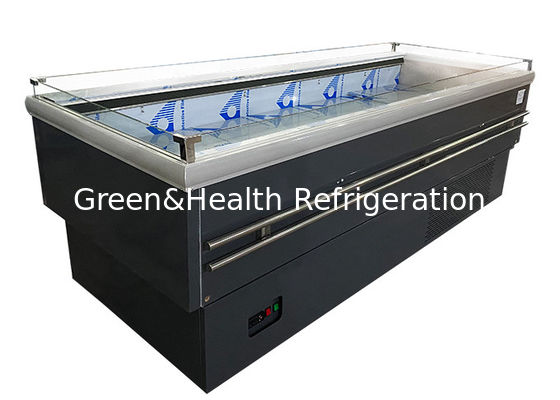 Customization Fruit Display Refrigerator Island Cooler For Promotion