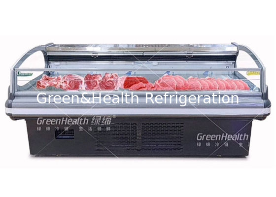 Length Custom Frozen Meat Refrigerator Top Open Type With LED Light