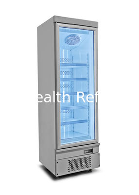 Five Shelves Display Fridge Upright Glass Door Freezer 1 Door