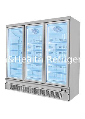 Vertical Frozen Food Display Freezer Commercial Refrigeration Equipment