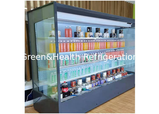 Commercial Multideck Supermarket Open Display Chiller With Air Curtain