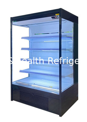 Hypermarket Commercial Multideck Open Chiller Vegetable Fruit Juice Display