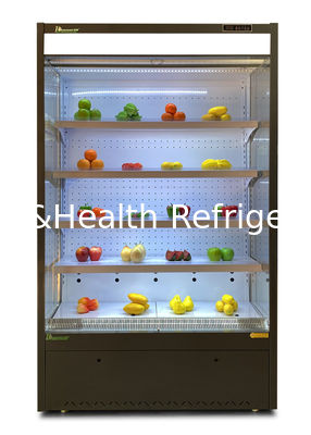 Mini Multideck Freezer For Chain Store Grocery Shop Upright Open Chiller