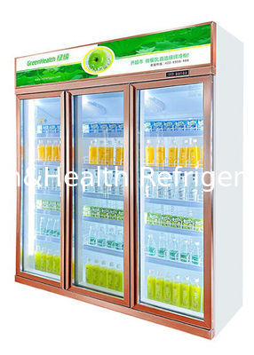 Manufacturer Price Glass Door Beverage Cooler Juices Display Chiller Defog