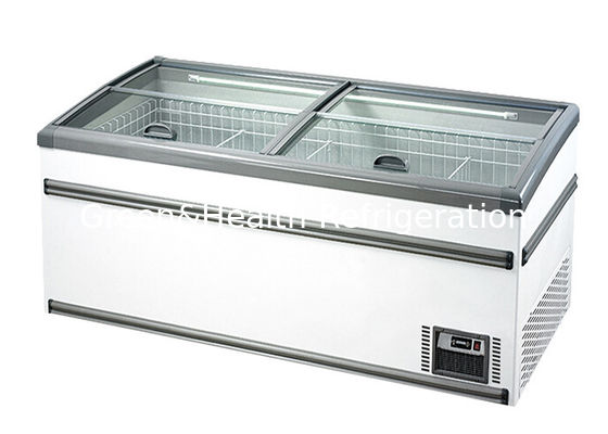 Supermarket Refrigeration Equipment Island Deep Freezer For Ice Cream