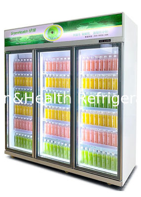 Low E Glass N Door Commercial Cold Drink Fridge Air Cooling