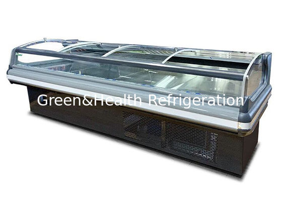 New Style Open Glass Showcase Meat Display Refrigerator Chiller With LED