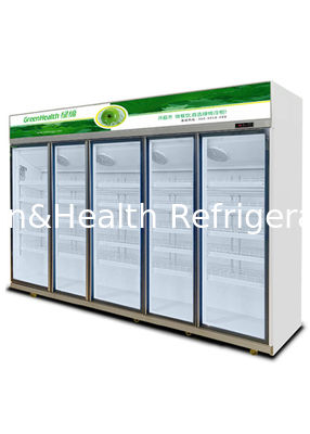 Fashionable Supermarket Beverage Cooler For Food Fresh Keeping