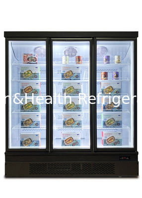 Retail Store Vitrine Door Upright Fridge Cold Cabinet Display Freezers