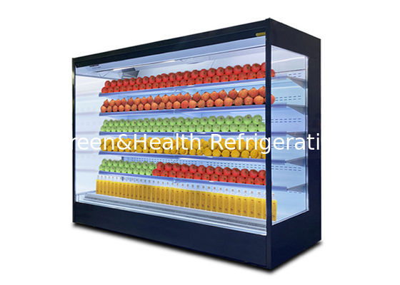 4 Layers Shelves Supermarket Open Display Chiller For Merchandiser