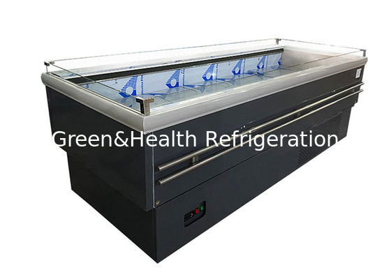 Eco Friendly Open Cooked Food Fresh Fruit Display Fridge Cooler 700L 3 Meter Length
