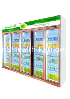 2520L Commercial Beverage Cooler Cold Drinks Refrigerator With Compressor R404a