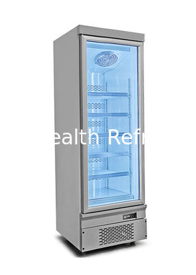 110V Commercial Upright Freezer Seafood Ice Cream Frozen Chicken Product Display Freezer