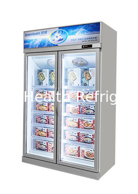 Customized Supermarket Frost Free Upright Freezer 5 Shelves 1450L