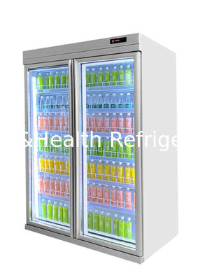 Swing Glass Door Visicooler Beverage Fridge With Digital Controller